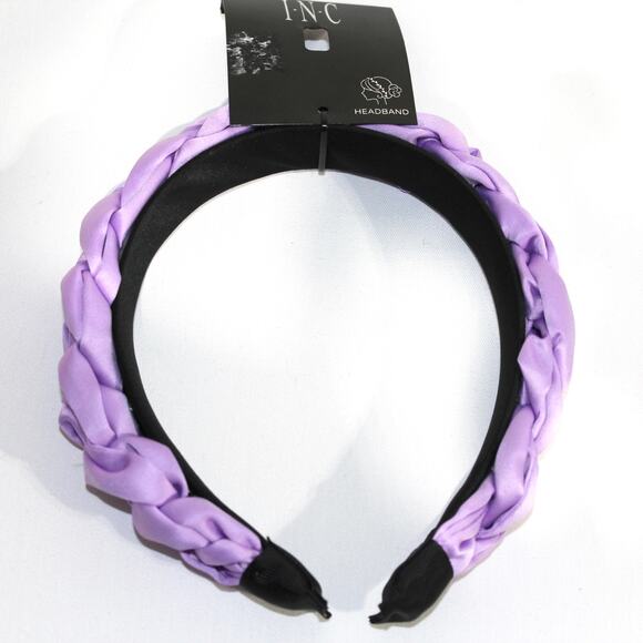 INC Purple Braided Fabric Headband NWT - Picture 2 of 3